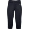 Under Armour Junior Girls' [8-20] Youth Vanish Softball Pant -Outlet Bats N Gloves Store 9016059 BlackWhite 0