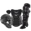 Mizuno Senior Samurai Catcher's Protective Set -Outlet Bats N Gloves Store 9020045 BlackGrey 0