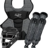 Rawlings Intermediate Velo Catcher's Protective Set -Outlet Bats N Gloves Store 9020133 BlackGraphite 0