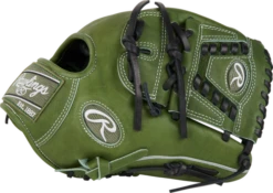 Rawlings Heart Of The Hide 11.75" 2Pc Web Fielders Glove, RHT 9 Rawlings Heart Of The Hide 11.75" 2Pc Web Fielders Glove, RHT -Outlet Bats N Gloves Store 9021164 MilitaryGreen 2
