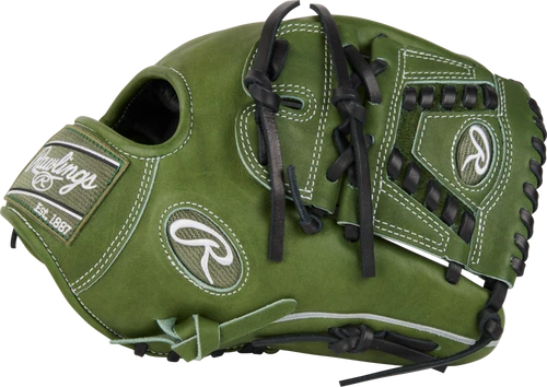 Rawlings Heart Of The Hide 11.75" 2Pc Web Fielders Glove, RHT 5 Rawlings Heart Of The Hide 11.75" 2Pc Web Fielders Glove, RHT - Image 3