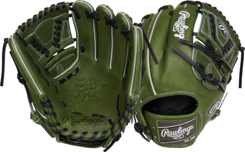 Rawlings Heart Of The Hide 11.75" 2Pc Web Fielders Glove, LHT 6 Rawlings Heart Of The Hide 11.75" 2Pc Web Fielders Glove, LHT - Image 5