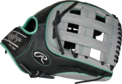 Rawlings Senior Heart Of The Hide Hyper Shell Carbon Fibre RHT Baseball Glove 8 Rawlings Senior Heart Of The Hide Hyper Shell Carbon Fibre RHT Baseball Glove -Outlet Bats N Gloves Store 9030003 BlackGreyMint 2