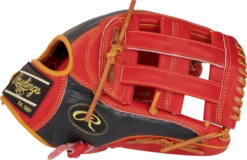 Rawlings Senior Heart Of The Hide Colour Sync 7 12.75" RHT Baseball Glove 9 Rawlings Senior Heart Of The Hide Colour Sync 7 12.75" RHT Baseball Glove -Outlet Bats N Gloves Store 9030061 ScarletCrocTan 2