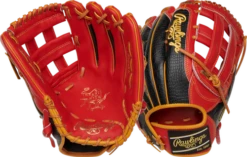 Rawlings Senior Heart Of The Hide Colour Sync 7 12.75" RHT Baseball Glove 11 Rawlings Senior Heart Of The Hide Colour Sync 7 12.75" RHT Baseball Glove -Outlet Bats N Gloves Store 9030061 ScarletCrocTan 4