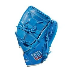 Wilson A2000 B2 LTM RHT Pitcher's Fielders Baseball Glove -Outlet Bats N Gloves Store 9030886 LightBlueGrey 2