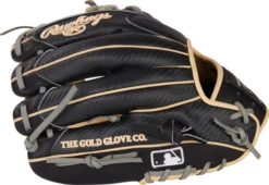 Rawlings Senior Heart Of The Hide Hyper Shell RHT Baseball Glove -Outlet Bats N Gloves Store 9046250 BlackCamel 3