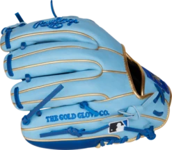 Rawlings Senior Heart Of The Hide Contour Tech Baseball Glove -Outlet Bats N Gloves Store 9046254 Blue 3