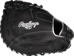 Rawlings Senior Encore Series First Base RHT Baseball Glove -Outlet Bats N Gloves Store 9046259 Black 3