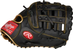 Rawlings Senior R9 Series First Base LHT Baseball Glove -Outlet Bats N Gloves Store 9046265 Black 2