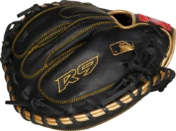 Rawlings Youth R9 Series RHT Baseball Catcher's Glove -Outlet Bats N Gloves Store 9046266 Black 3